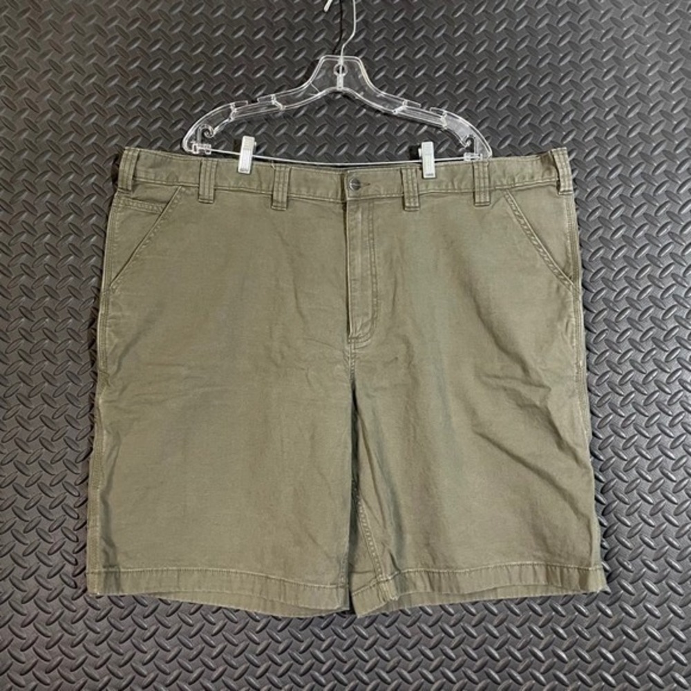 Carhartt Relaxed Fit Olive Green Workwear Canvas Shorts Men's Size 46 Carpenter